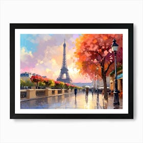 Paris Eiffel Tower Art Print