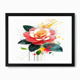 Watercolor Flower 1 Art Print