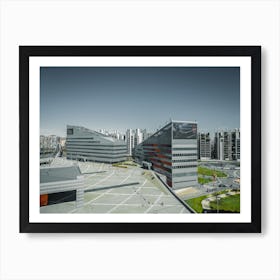 Print of City skyline, Milan, Italy, Europe. Casa Milan - Cityscape Art Print Art Print