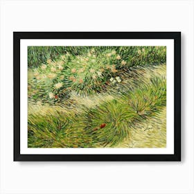 Vincent van Gogh "Grasses and Butterflies" 1889 Oil on canvas HD Remastered Immaculate Art Print