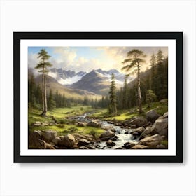 Mountain Stream 1 Art Print