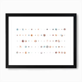 Codigo Blue Orange Art Print