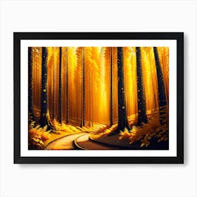 Forest Path 8 Art Print