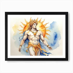 Apollo, God Of Sun 2 Art Print