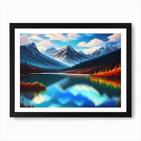 Mountain Lake 22 Art Print