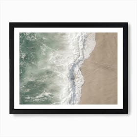 Muted Beach Art Print