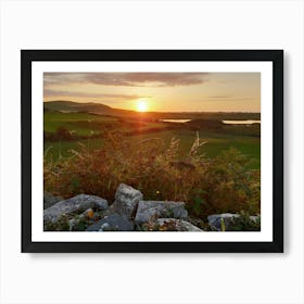 Sunset In Ireland Art Print