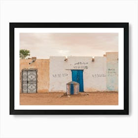 Village In The Desert In The Sahara Art Print