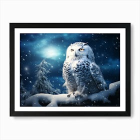 Snowy Owl Art Print