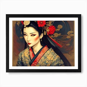Geisha 32 Art Print