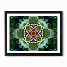 Green Abstract Decor 1 Art Print