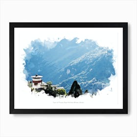 Tower Of Trongsa Royal Heritage Museum, Bhutan Art Print