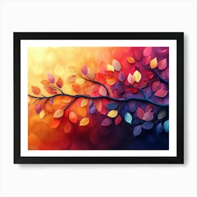 Autumn Leaves 14 Art Print