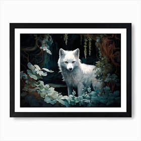 Arctic Fox 4 Art Print