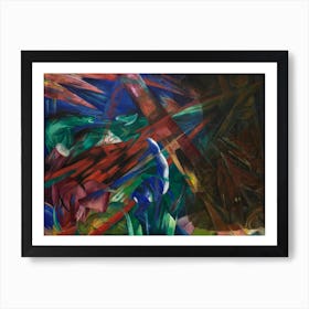 Animal Fates (The Trees Showed Their Rings, The Animals Their Veins) (1913), Franz Marc Art Print