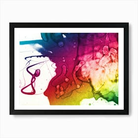 Watercolor Rainbow Art Print