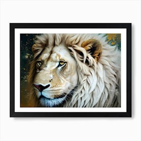 White Lion 16 Art Print