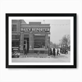 Street Scene, Spencer, Iowa By Russell Lee Art Print