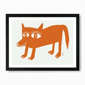 Strange Wee Fox Art Print