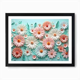 Paper Flower Art Art Print