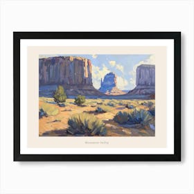 Western Landscapes Monument Valley 8 Poster Art Print