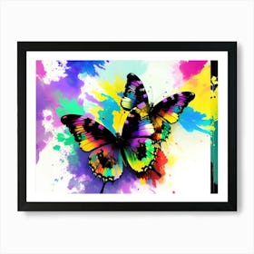 Colorful Butterflies 141 Art Print