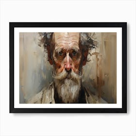 Portrait Of An Old Man 3 Art Print