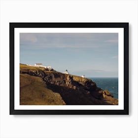 Lighthouse On The Cliff Art Print