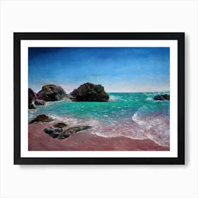 California Beach Art Print