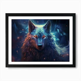 Bright Wolf Art Print