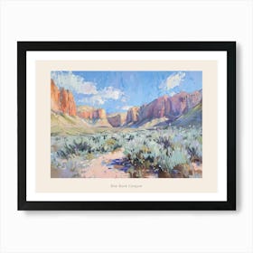 Western Landscapes Red Rock Canyon Nevada 3 Poster Art Print