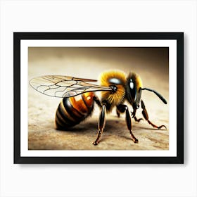 Beautiful bee Art Print