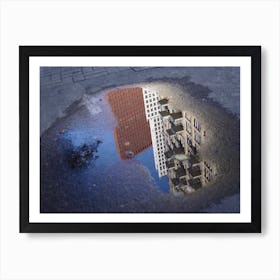 The inverted water world 13 Art Print