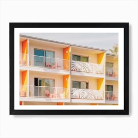 Retro Motel Art Print