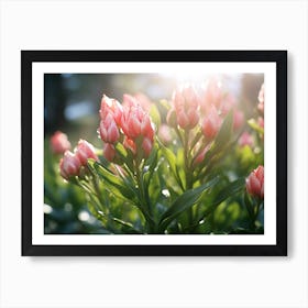 Tulips In The Sun Art Print