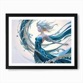 Mermaid 6 Art Print