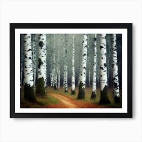 Birch Forest 87 Art Print