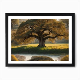 Oak Tree Art Print
