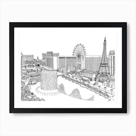 Vegas 3 Art Print