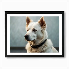 Waiting Dog Art Print