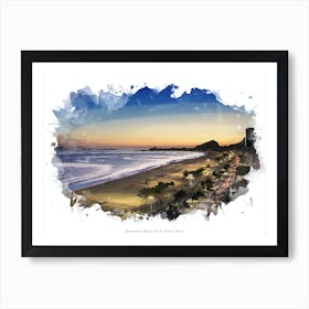 Copacabana Beach, Rio De Janeiro, Brazil Art Print