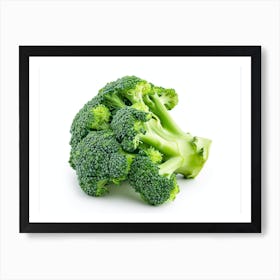 Close Up Of Broccoli Art Print