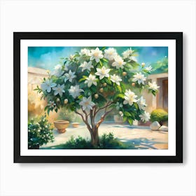 Magnolia Tree Art Print