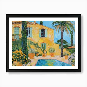 House By The Pool Spain Art Print