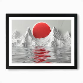 Japanese Sun 1 Art Print