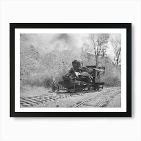 Locomotive Of Logging Train, Baker County, Oregon By Russell Lee Art Print