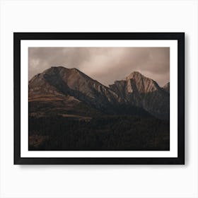 Forested Mountains Art Print