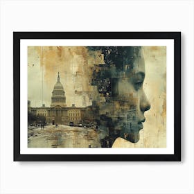 Temporal Resonances: A Conceptual Art Collection. America'S Next Great City Art Print