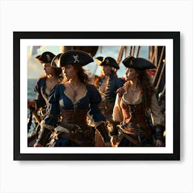 Pirate women 3 Art Print