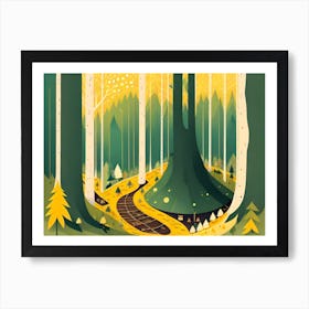 Wizard Of Oz Illustration Art Print